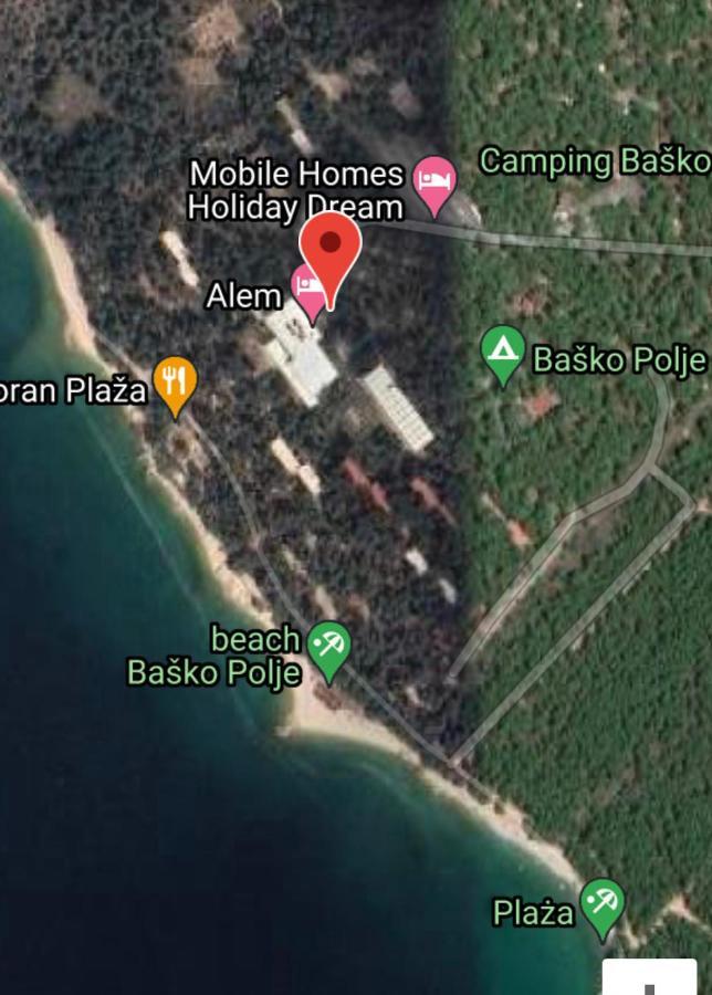 Oaza Mira Mobile Houses - Camp Basko Polje #Bestoffer Baška Voda Extérieur photo